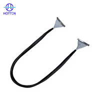 Kabel Koaksial Mikro Custom HRS DF36 50 Pin 0.4mm Pitch AWG42 LVDS untuk Drone dan Elektronik Konsumen