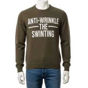 Pull en maille anti-rides pour homme, tissu doux, impression par transfert thermique, léger, chaud, décontracté, logo personnalisé, pull d'hiver - Product Image 1