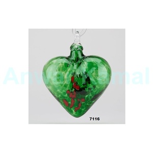 Hot Selling High Quality <b>Pick</b> Glass Beautiful Heart Shape <b>Christmas</b> Hanging Ornaments for Home Wedding <b>Christmas</b> Tree Decoration - Product Image 3