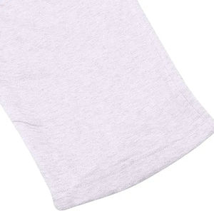 Survêtement pour homme en molleton 100% coton de haute qualité, blanc, coupe ample, avec logo personnalisé, fermeture éclair et épaules tombantes. - Product Image 5