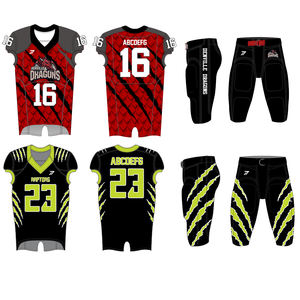 Maillot de football américain personnalisé avec numéro et logo, confortable, de haute qualité, fabricant d'uniformes de football américain, à porter - Product Image 1