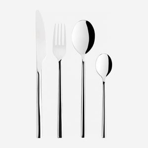 Cubiertos de acero inoxidable de diseñador con mango de metal negro elegante, fabricante y exportador de vajilla de diseño personalizado SCI - Product Image 5