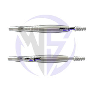 Pièce à main Lipo en acier inoxydable avec commande au pouce, connecteur chirurgical Luer Lock, instruments chirurgicaux, outils de vente Wenquar - Product Image 5