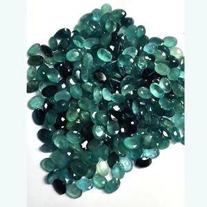 262 pièces d'apatite verte naturelle 7x5mm facette ovale 193 Cts Lot Iroc ventes de haute qualité pierre précieuse en vrac apatite foncée coupe ovale - Product Image 1