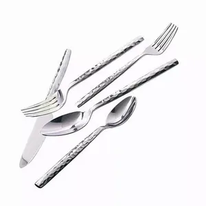 Nouveau fait à la main moderne en acier inoxydable nouveau Design ensemble de couverts pour hôtel mariage dessus de table servant des couverts à usage alimentaire - Product Image 1