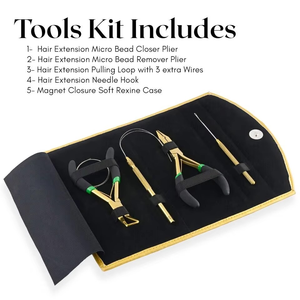 Kit de Extensiones de Cabello MIANBRO ENTERPRISES ZS-1132 de Alta Calidad, Herramientas Profesionales de Extensiones de Cabello de Acero Inoxidable al por Mayor - Product Image 6