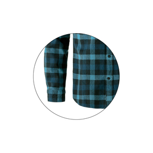 Camisa de franela para Mujer | 100% algodón manga regular cuello vuelto franela a cuadros camisa de tamaño estándar para damas niñas adultas - Product Image 5