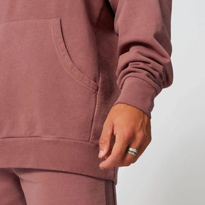 Sudaderas con capucha de invierno personalizadas para hombre 2025 Logo Hombro caído Peso pesado 100% Algodón Lavado ácido Streetwear Ecológico 470 Gsm OEM - Product Image 5