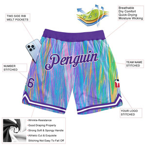 Short de gymnastique OEM Design personnalisé disponible en coton, polyester ou mélange avec toutes les options de taille - Product Image 2