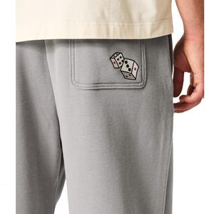 Pantalon droit décontracté vintage à lavage clair avec logo personnalisé, streetwear de haute qualité, jogger 100% coton, broderie, séchage rapide - Product Image 3