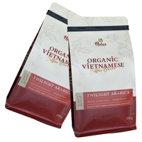 Arabica Hoge Kwaliteit Geroosterde 0.25Kg Rijk Aroma Van Rijp Fruit Gladde Zoete Flash Levering Direct Fabriek Viet Nam Bean Export
