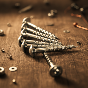 Tornillo Autorroscante de Cabeza Plana de Acero al Carbono con Rosca Métrica Gruesa de Clase 4, Recubrimiento de Zinc, Accionamiento Phillips/Pozi, Grado 6.8/8.8 - Product Image 1