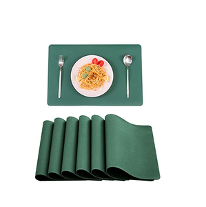Table à manger en cuir tapis de table napperons tache cuisine anti-dérapant lavable cuisine tapis de table de cuisine avec vente - Product Image 5
