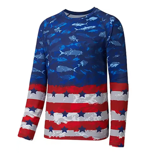 Vêtements de pêche personnalisés de qualité supérieure, manches longues, sublimation, résistants aux UV, UPF 50, séchage rapide, respirants - Product Image 6