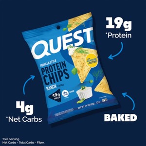 Chips de Proteína Quest Nutrition 8x32g Sabor Ranch - Product Image 2