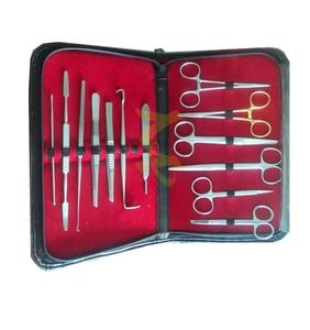 Kit d'instruments de chirurgie mineure avec emballage en cuir Ensemble de chirurgie mineure avec étui complet - Product Image 3