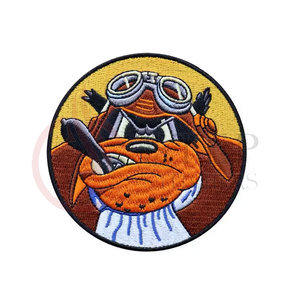 High Quality Custom Embroidery Patches <b>Animal</b> Cartoons Patches For Jacket Iron On Patches - Product Image 1
