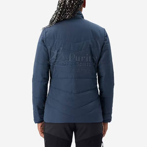 Veste matelassée en coton de haute qualité pour femmes Veste matelassée en coton respirante au design personnalisé pour femmes - Product Image 2