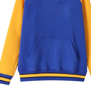 เสื้อสเวตเชิ้ตคอกลมแบบมีกระเป๋า ผ้าเชนิลล์สองสี ล้างสีแบบเอซิด ผลิตจากวัสดุเป็นมิตรกับสิ่งแวดล้อม บุขนแกะสำหรับฤดูหนาว ปักโลโก้ ขอบยางยืด - Product Image 3