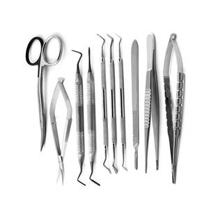 Microsurgery Scissors Set Stainless Steel High Quality Ophthalmology Micro Surgical <b>Instruments</b> by SurgiRight - Product Image 5