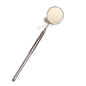 Handheld Round <b>Makeup</b> <b>Mirror</b> Stainless Steel Frame Chrome Finish 3X <b>Magnifying</b> Single Side Desktop <b>Mirror</b> OEM Custom Branding - Product Image 1