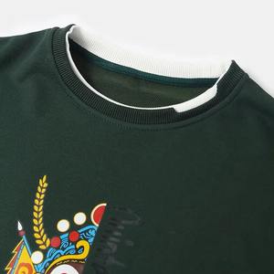 Sweat-shirts pour hommes en coton 100% de haute qualité, coton doux, respirant, sweat-shirt professionnel, sweat-shirt personnalisé pour hommes, couleur verte - Product Image 2