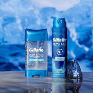 ผลิตภัณฑ์ระงับกลิ่นกายแบบสเปรย์ Gillette Dry สำหรับผู้ชาย ป้องกันเหงื่อและกลิ่นกายตลอด 24 ชั่วโมง ป้องกันรอยขาว ขนาด 4.3 ออนซ์ (แพ็ค 3 ชิ้น) - Product Image 1