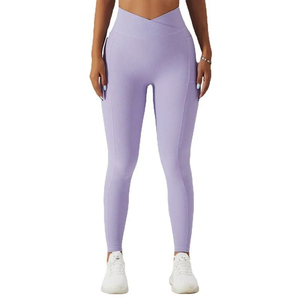 New Winter Lulu Yoga Pants Thread <b>Pocket</b> High Waist Fitness Lulu Yoga <b>Leggings</b> Tight Peach Butt Lift Running Sports <b>Leggings</b> - Product Image 1