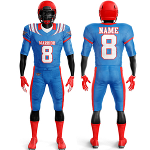 Uniforme de fútbol americano de alta calidad hecho a medida 100% poliéster conjuntos transpirables para jóvenes adultos uniforme de fútbol americano - Product Image 1