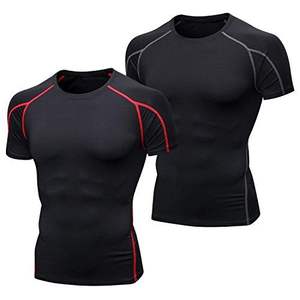 Débardeur pour homme Dry-Fit Léger Respirant Séchage rapide Personnalisé Entraînement Col rond Manches courtes Spandex/Polyester Coupe ajustée Tout - Product Image 1