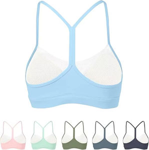 2025 ensembles de vêtements de sport pour femmes sans couture soutien-gorge de sport vêtements de sport léger respirant motif solide soutien-gorge de sport conception de levage - Product Image 2