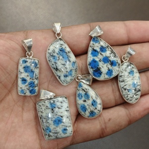 ¡Hermoso! Colgante de jaspe K2 con patrón natural, colgante de piedra preciosa K2, joyería de cabujón, colgante de piedra natal de Gemini - Product Image 6