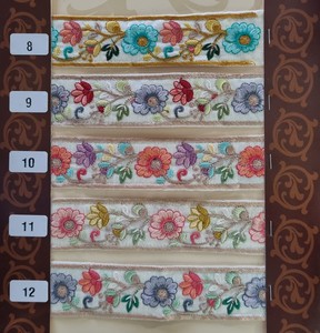 Ruban brodé sur mesure de couleurs assorties, adapté aux stylistes d'arc pour la fabrication d'arcs idéal pour la revente - Product Image 3