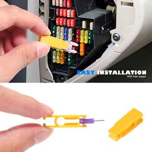 Juego de Fusibles para Automóviles y Camiones de CC de Baja Capacidad de Ruptura, 100/120 Piezas, Tipo de Cuchilla de Tamaño Pequeño, 2A-40A con Clip - Product Image 5