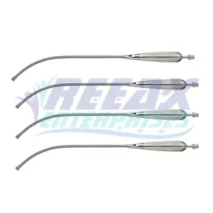 Wholesale Rate Best Supplier Use In Hospital Suction Tubes Steel Neurosurgery Suction Tube REEAX ENTERPRISES