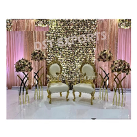 Chaises de réception de mariage élégantes, chaises de mariage pour la mariée et le marié, ensemble de trônes de mariage, Australie, Californie