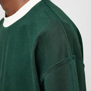 Camisetas de algodón 100% de alta calidad personalizadas al por mayor de fábrica, camisetas en blanco de gran tamaño con logotipo personalizado para hombre, camisetas de talla grande - Product Image 6