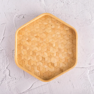 Multi-function Circle <b>Bamboo</b> Woven <b>Basket</b> with Handles 1/2/3 Layer Fruit Food Vegetable Storage Durable Handwoven Kitchen - Product Image 5