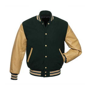 Abrigo personalizado de béisbol de talla grande para hombre abrigo de manga larga de invierno cortavientos personalizado cosido Varsity - Product Image 2