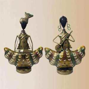 Portavelas de Metal Dorado Indio de Primera Calidad, Estatua Decorativa para el Hogar, Sala de Estar, Dormitorio, Exhibición Decorativa a Precio de Mayoreo - Product Image 2