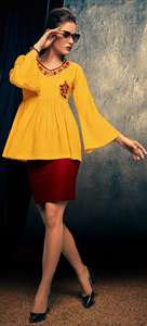 High on Demand Womens Designer <b>Kurti</b> for Wedding and Party Wear Use From Indian Exporter and Manufacturer - Product Image 4