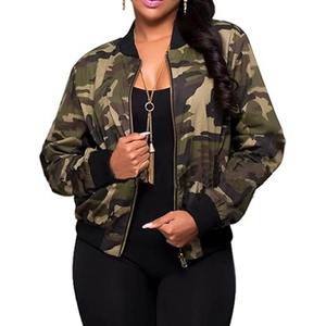 เสื้อฮู้ดดี้ผ้าริปสต็อป โพลีเอสเตอร์/คอตตอน สำหรับผู้หญิง ระบายอากาศได้ดี ป้องกันรังสียูวี ลายพรางทหาร สำหรับชุดทำงานฝึกอบรม ฤดูใบไม้ผลิและฤดูใบไม้ร่วง - Product Image 2