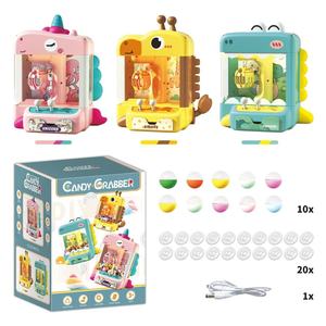 Mesin cakar Arcade elektronik untuk anak-anak rusa Mini mesin penjual otomatis pengambil permen hadiah Dispenser mainan untuk natal hadiah Paskah