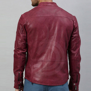 Créez votre propre veste en cuir tendance de haute qualité pour homme au meilleur prix, veste en cuir à manches longues - Product Image 3