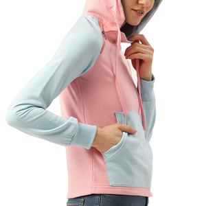 Sudadera con capucha informal roja para mujer, jersey de lana de algodón transpirable con logotipo frontal, ropa de calle de invierno, sudadera básica para mujer - Product Image 4