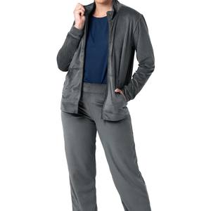 Custom Logo <b>Women's</b> Sets <b>Velvet</b> Jogging Tracksuit Two Piece Sets Velour Jacket and <b>Jogger</b> Pants Sweatpants <b>Women's</b> Clothing - Product Image 6