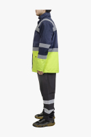 Veste de sécurité haute visibilité ANSI Classe 3 imperméable avec LED clignotantes, couleur personnalisée, bandes réfléchissantes, logo, approvisionnement en gros