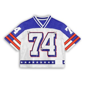 Fabricante personalizado Boxy camisetas de secado rápido de gran tamaño de fútbol baloncesto malla de fútbol americano Jersey hombres hechos en Pakistán - Product Image 1