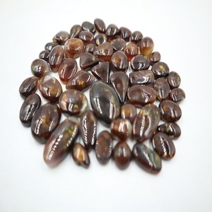 Lote de Cabujones de Ágata de Fuego de Calidad AAA+, Tamaño Libre |   Piedra Preciosa Suelta de Ágata de Fuego Natural |   Piedra para la Fabricación de Joyas |   Lote de Cabinas al por Mayor - Product Image 4