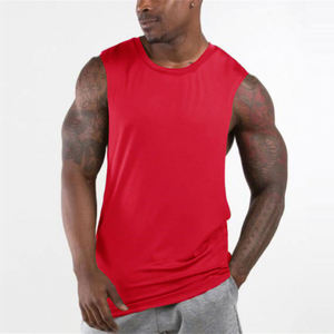 Sleeveless Muscle Fit Crop Stringer for Men Knitted Breathable Gym Training <b>Tank</b> <b>Top</b> <b>Workout</b> Bodybuilding Fitness Apparel - Product Image 4